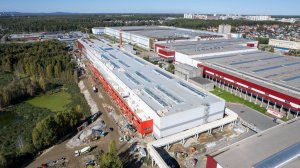 Ход строительства комплекса по производству высокоскоростных поездов, сентябрь-2025