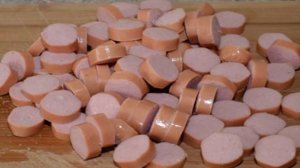 Макароны с сосиской в духовке