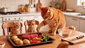 Котики и стейки