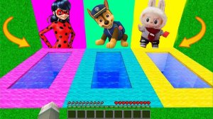 ВЫБЕРИ ПРАВИЛЬНЫЙ ВОДЯНОЙ ПОДВАЛ ДЛЯ ВЫЖИВАНИЯ ЛЕДИ БАГ МОРОЖЕНЩИК В МАЙНКРАФТ