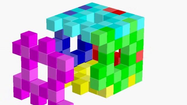 500. Головоломка "Большой дроид-куб".