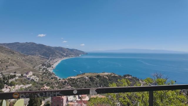 Тур в Таормину, (Сицилия), пешеходная экскурсия по Италии. смотреть онлайн