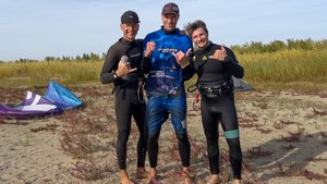 Кайтсерфинг по Волге на базе Ветлянка