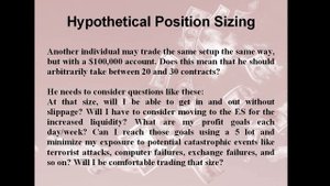 12. Trading Plan with Risk Management