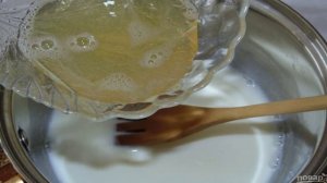 Молочный мусс