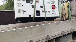 Дизельный генератор 30 кВт ZION в еврокожухе для гостиницы в ст. Даховская, Адыгея выгрузка #zion