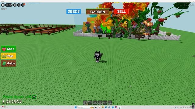 Roblox вырасти сад я задонатил