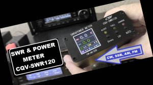 Цифровой измеритель КСВ и мощности CQV-SWR120
