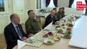 Праздничный обед в честь Дня рождения Путина