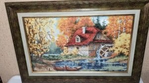 ХОББИ -ВЛОГ. Вышивка крестиком от фирмы "Золотое руно" "Мельница".