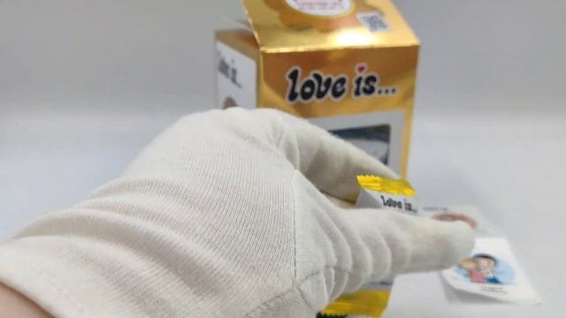 Сливочные жевательные конфеты LOVE IS Золотая коллекция. Ассорти сливки, клубника, бананы.Набор 21шт