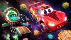 Автомобили в космосе! 🚀 Маккуин и Мэтр сталкиваются с астероидами и порталами в дикой межгалактичес