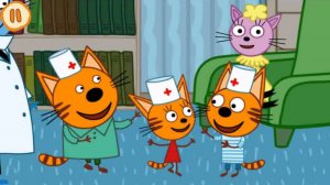 Три Кота Мультик|Три Кота Прививки. Играем в Доктора|Три Кота Смотреть