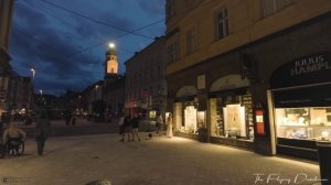 Инсбрук, Австрия 🇦🇹 Вечерняя прогулка по Старому городу  Золотая крыша и вид на реку 4K 🇦🇹