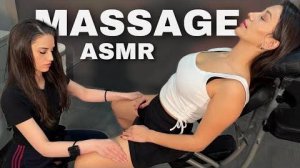ASMR ЖЕНСКИЙ МАССАЖ ТЕЛА В МАССАЖНОЙ СТУДИИ