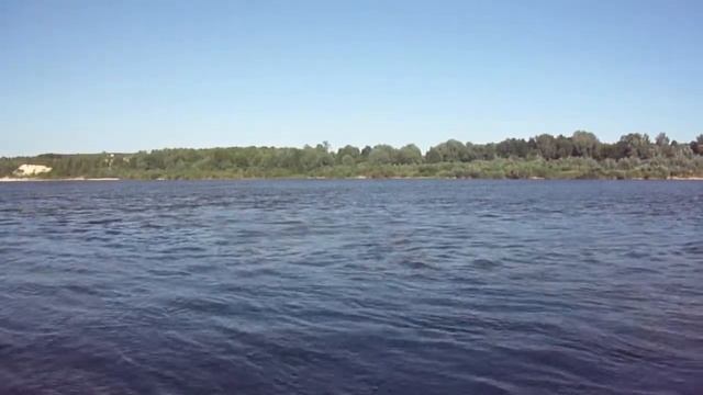 Река Ока, Калужская область, Тарусский район, База отдыха "Солнечная" (29.06.10)