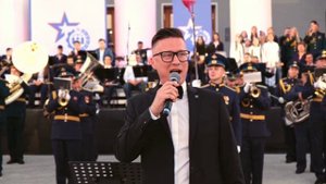 Дзержинск - город трудовой доблести - Дмитрий Нестеров, сводный оркестр, дирижёр Леонид Заготовкин