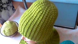 ПРИНЦИП ВЯЗАНИЯ ШАПКИ УКОРОЧЕННЫМИ РЯДАМИ.УЗОР по ссылке в описании