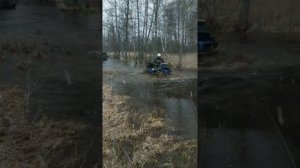 НИВА 4Х4 ПРОТИВ КВАДРОЦИКЛОВ. ВЕСЕННИЙ ВЫЕЗД. ОДНОЙ ТРОПОЙ 7 КВАДРИКОВ И ВАЗ 2121