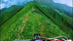 Самый опасный маршрут по хребту!! Слабонервным не смотреть