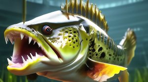 Крупный судак атакует под водой (захватывающие видео) 🐠🐋🐟