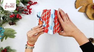 Новогодние коробки. Подарочная коробка «Снегири» - упаковка для конфет и подарков