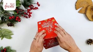 Новогодние коробки. Подарочная коробка «Изба Деда Мороза» - упаковка для сладких подарков