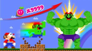 💪🧬Эволюция Марио! Каждое сожранное семечко превращает Марио в мускулистого Халка!