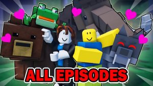 99 ночей в лесу, но животные дружелюбные! (Все эпизоды) Анимация Roblox
