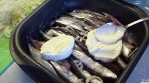 Мойва в сметане