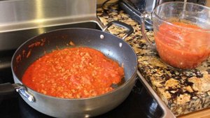 Лазанья с фаршем и творогом