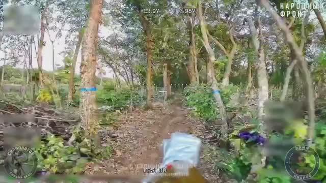 Игра в Кальмара на позициях ВСУ. 🦑