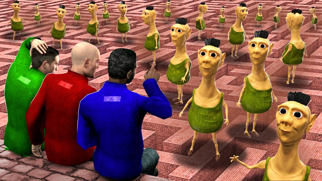 ХАМУД ХАБИБИ В ЛАБИРИНТЕ! УГАР И БЕЗУМИЕ В Garry`s Mod