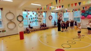 "Весёлые старты" Физкультурный досуг в старших группах 2025г