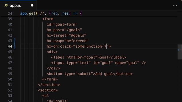 23. Listening to Events with hx-on - 386K смотреть онлайн