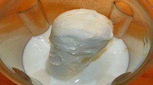 Молочный десерт с бананами и отрубями