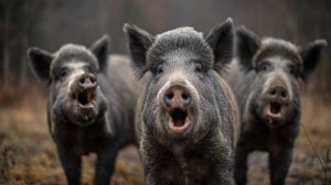 Нашествие диких кабанов напугало жителей Ленинградской области