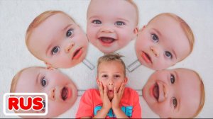 Дети играют и веселятся вместе с мамой! Сборник видео для детей от Влада и Ники!