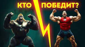 горилла против людей