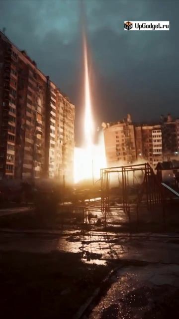 Страшно - красиво ❤️ Ракетный удар, взрыв, прилет, бпла, орешник смотреть онлайн