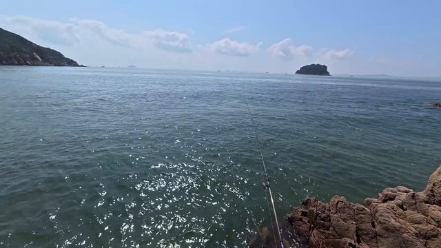 Наконец-то поймал морского хищника. Полные штаны радости  #рыбалка #낚시 #fishing #море
