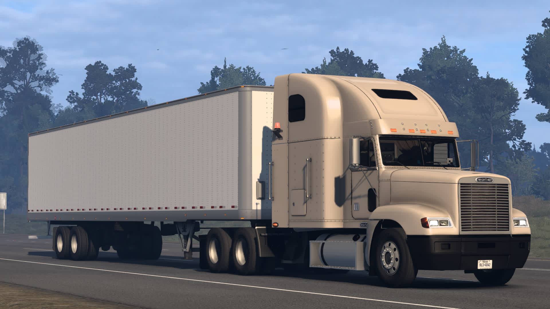 419 / ATS 1.56 / Freightliner FLD / Реальная экономика.