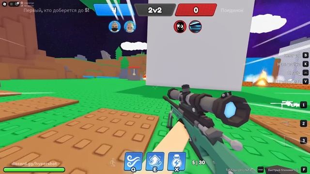 ЭТА ИГРА ЛУЧШЕ, ЧЕМ RIVALS? Roblox Hypershot смотреть онлайн