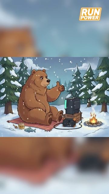 🐻 Медведь у экрана: как Pecron оживил лес 🎬⚡ смотреть онлайн