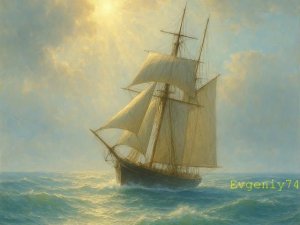 Песня «Белеет парус одинокий» на стихи М. Лермонтова  (Suno AI)