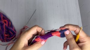 Как я вяжу «французскую» пятку