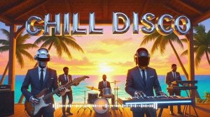 🌴 DAFT_PUNK — Tropical Pavilion Sunset Funk & Chill Disco Waves Over the Ocean