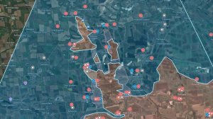 СВО. Карта боевых действий 7 октября 2025 г.