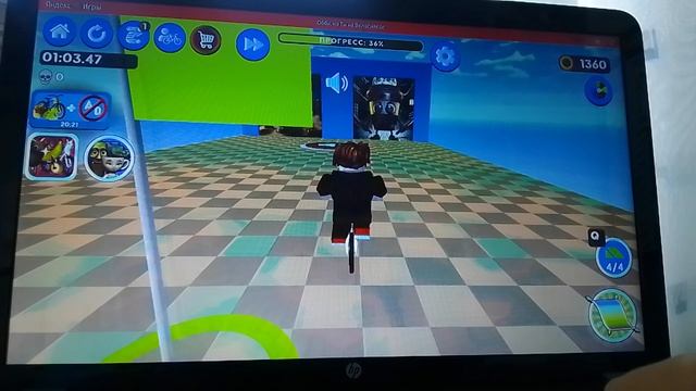 Обби ты на велосипеде онлайн. Игры, Про998