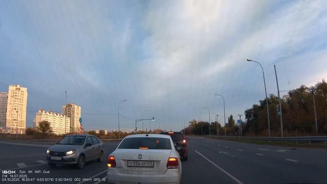 Видеорегистратор iBOX Epic 4K WiFi Dual - дневная съёмка смотреть онлайн